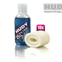 Hudy Air Filter Foam & Oil - Xray Xb808 Low Profile (10) -Louise RC Shop 293540 1