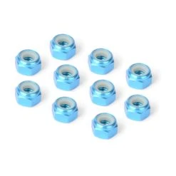 Hudy UDY Alu Nut M4 (10): Blue