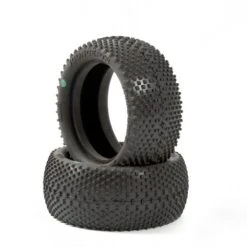 JCONCEPTS Double Dee's 2.2 1/10th Front Buggy Tires (Green) (2)