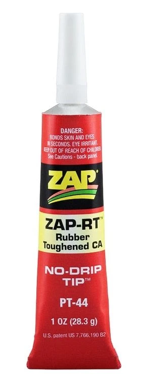 Zap -RT Rubber Toughened CA Glue - 29.5ml (Strong) 3 Zap -RT Rubber Toughened CA Glue - 29.5ml (Strong)