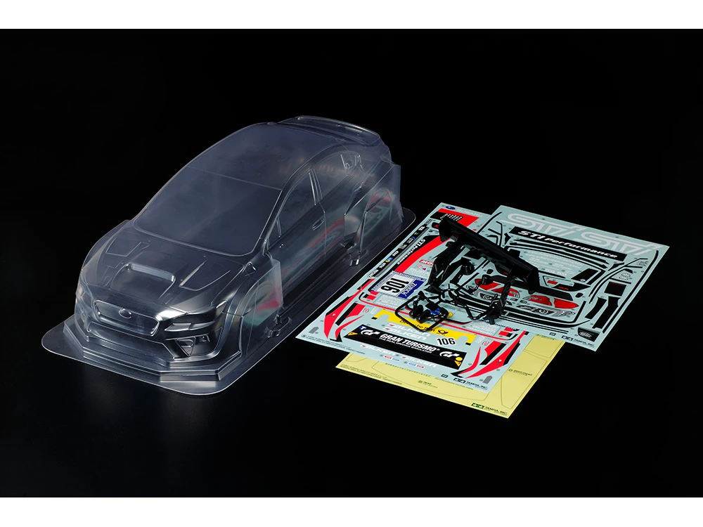 Tamiya Subaru WRX STI NBR Challenge Body Parts Set - Clear 3 Tamiya Subaru WRX STI NBR Challenge Body Parts Set - Clear