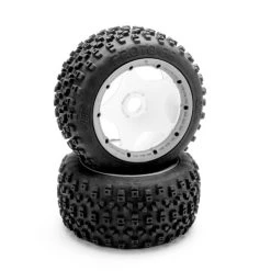 HPI Racing - Proto Tire Baja 5T - White - Rear - (2) -Louise RC Shop 67969 67970 001p 800 600