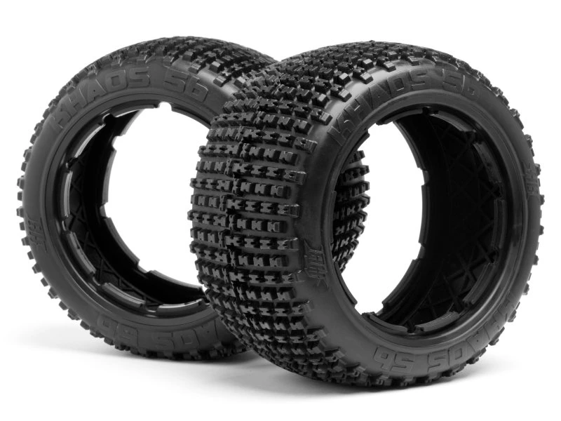 HPI Racing - Khaos Tire Baja 5T - White - Rear - (2) 5 HPI Racing - Khaos Tire Baja 5T - White - Rear - (2) - Image 3