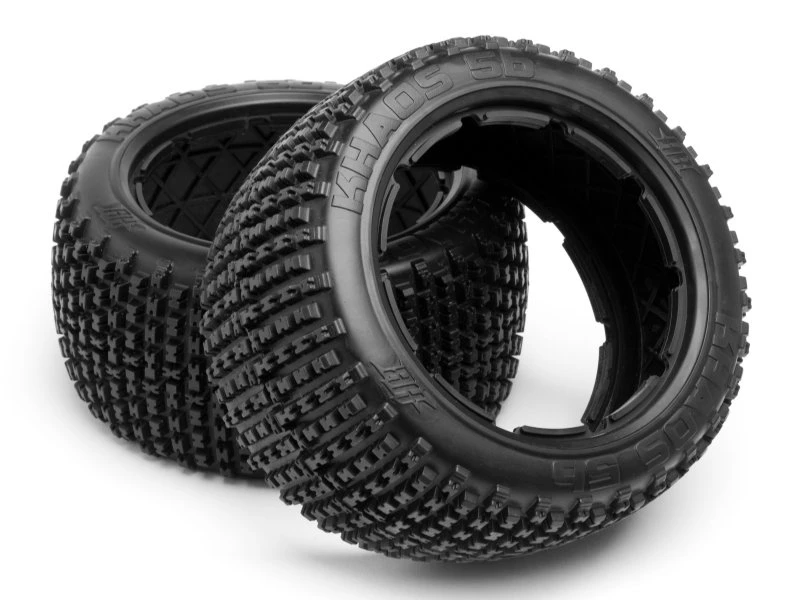 HPI Racing - Khaos Tire Baja 5T - White - Rear - (2) 3 HPI Racing - Khaos Tire Baja 5T - White - Rear - (2)