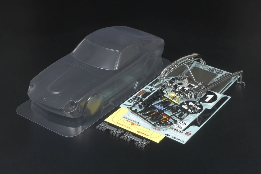 Tamiya 1:10 Datsun 240Z Rally Body Parts Set - Unpainted 4 Tamiya 1:10 Datsun 240Z Rally Body Parts Set - Unpainted - Image 2