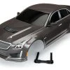 Traxxas Body Cadillac CTS-V Painted - Silver -Louise RC Shop 8391X body m