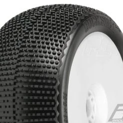 PRO-LINE Buck Shot S3 (Soft) 1/8 Buggy Mounted On Velocity White Wheels - (2) -Louise RC Shop 9063w l