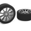 Team Corally Attack Foam Tires 1/10 GP Touring 42 Shore 26mm Front Carbon Rims (2) -Louise RC Shop C 14700 42