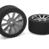 Team Corally Attack Foam Tires 1/10 GP Touring 35 Shore 30mm Rear Carbon Rims (2) -Louise RC Shop C 14705 35