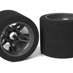 Team Corally Attack Foam Tires 1/8 SSX-8 35 Shore Rear 72mm Carbon Flex Rims (2)