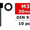 Team Corally Steel Screws M3 X 30mm Hex Socket Head (10) -Louise RC Shop C 3001 30 30