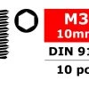 Team Corally - Steel Set Screw M3 X 10mm - (10)