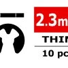 Team Corally E-Clips Dia. 2.3mm Thin (10) -Louise RC Shop C 32151 T