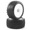 Fastrax 1:10 Mounted Buggy Tires LP 'Stub' Rear - (2) -Louise RC Shop FAST0047 1