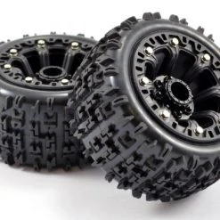 Fastrax 1:16 Jigsaw Mounted 8-sp Black (Revo/Summ/Sav XS ) (2)