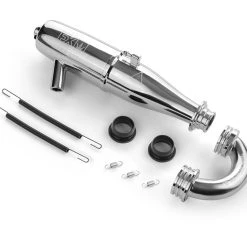 FX Engines Muffler 3.5cc EFRA 2131 + Manifold - Medium - Chrome-Sand