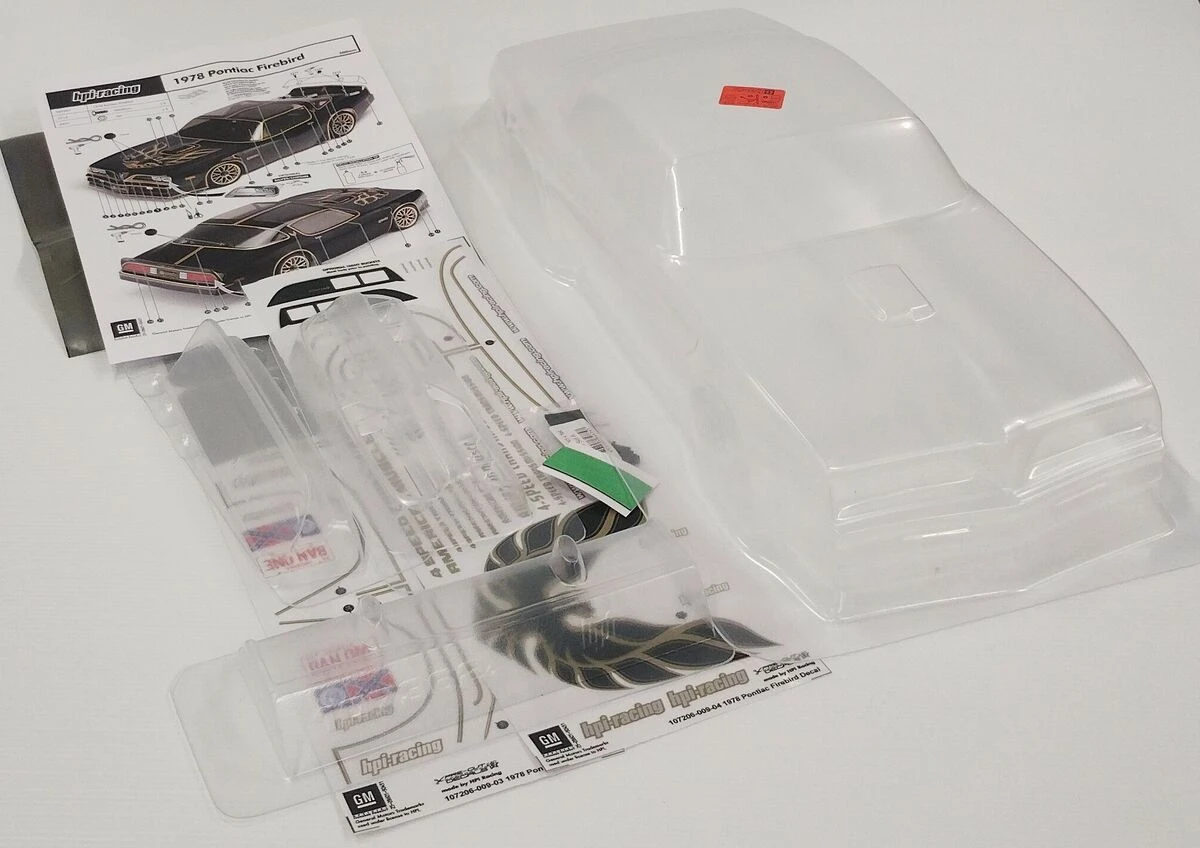 HPI Racing -Racing 1978 Pontiac Firebird Clear Body (200mm) 4 HPI Racing -Racing 1978 Pontiac Firebird Clear Body (200mm) - Image 2