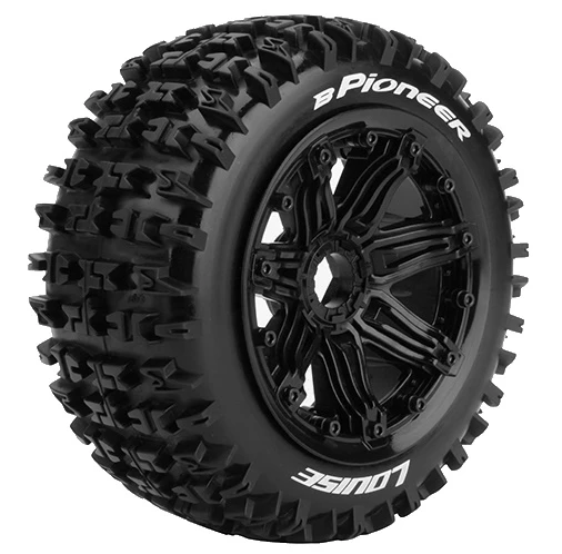 Louise RC - B-Pioneer 1/5 Tire - Black - Sport - F - 24mm Hex - (2) 3 Louise RC - B-Pioneer 1/5 Tire - Black - Sport - F - 24mm Hex - (2)