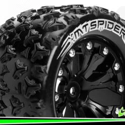 Louise RC 1:10 MT-Spider 2.8" Monster Truck Tire On Black Wheel - ARRMA Offset - Sport (2) -Louise RC Shop LR T3203SBM