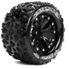 Louise RC 1:10 MT-Spider 2.8" Monster Truck Tire On Black Wheel - ARRMA Offset - Sport (2)
