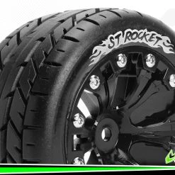 Louise RC 1:10 ST-Rocket 2.8 Inch Truck Tire Mounted On Black Rim - ARRMA Offset - Sport (2) 6 Louise RC 1:10 ST-Rocket 2.8 Inch Truck Tire Mounted On Black Rim - ARRMA Offset - Sport (2) -Louise RC Shop LR T3208SBM