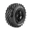 Louise RC SC-Rock - Black Rim - For Losi Ten-SCTE - Soft - (2)