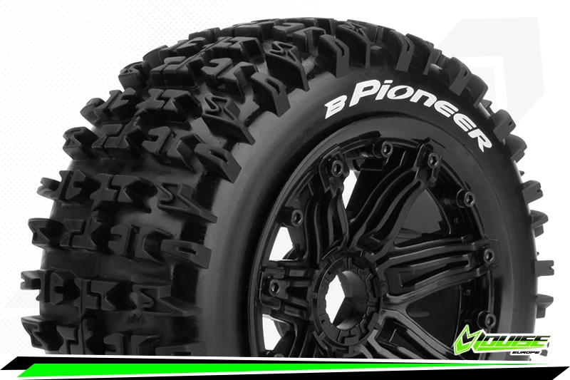Louise RC - B-Pioneer 1/5 Tire - Black - Sport - F - 24mm Hex - (2) 4 Louise RC - B-Pioneer 1/5 Tire - Black - Sport - F - 24mm Hex - (2) - Image 2