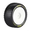 Louise RC T-Pirate 1:8 Truggy Tires - 0 Offset White Rim - Soft - (2) -Louise RC Shop LT3134SW