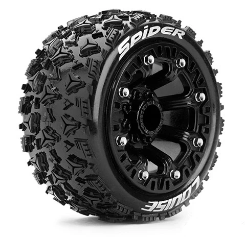 Louise RC Tire & Wheel ST-SPIDER 2,2" Black Soft (2) 3 Louise RC Tire & Wheel ST-SPIDER 2,2" Black Soft (2)