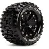 Louise RC Tire & Wheel MT-PIONEER 2.8" - 0-Offset - Black (2) -Louise RC Shop LT3202B 1