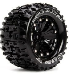 Louise RC Tire & Wheel MT-PIONEER 2.8" - 0-Offset - Black (2)
