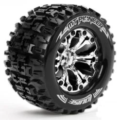 Louise RC Tire & Wheel MT-PIONEER 2.8" - 0-Offset - Chrome (2)