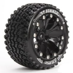 Louise RC Tire & Wheel ST-HUMMER 2.8" - 1:2-Offset - Black (2)