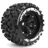 Louise RC 1:8 3.8 Inch Monster Tire MT-Uphill Mounted On Black Wheel - 0 Offset - Sport (2)