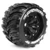 Louise RC 1:8 3.8 Inch Monster Tire MT-Cyclone Mounted On Black Wheel - 1:2 Offset - Sport (2)