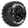 Louise RC Tire & Wheel Mt-Cyclone 2,8" 1/2-Offset Black (2) -Louise RC Shop LT3226BH 1