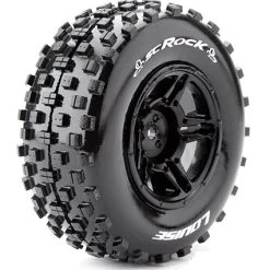 Louise RC OUISE Tire & Wheel SC-ROCK 2WD Front - 12mm Hex(2)