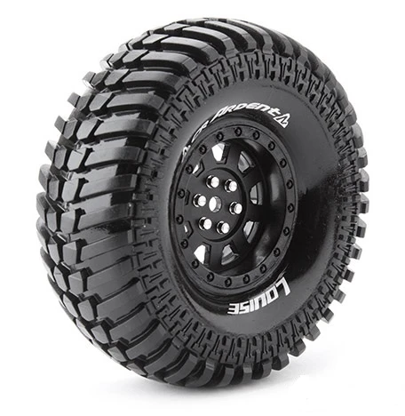 Louise RC Tire & Wheel CR-ARDENT 1.9" Black (2) 3 Louise RC Tire & Wheel CR-ARDENT 1.9" Black (2)