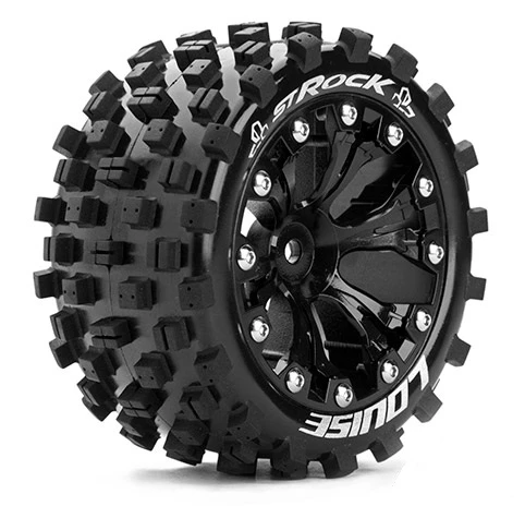 Louise RC Tire & Wheel ST-ROCK 2,8" Black 0-Offset (2) 3 Louise RC Tire & Wheel ST-ROCK 2,8" Black 0-Offset (2)