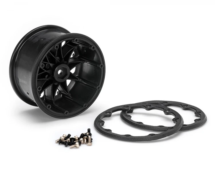 Louise RC MT-Cyclone 3.2" - Black Beadlock - 1/2-Offset - Soft - (2) 5 Louise RC MT-Cyclone 3.2" - Black Beadlock - 1/2-Offset - Soft - (2) - Image 3