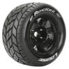 Louise RC Tires & Wheels ST-ROCKET 3,8" Black MFT 1/2-Offset (2) -Louise RC Shop LT3324BH 1
