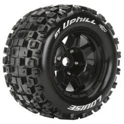 Louise RC Tires & Wheels ST-UPHILL 3,8" Black MFT 1/2-Offset (2)