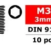 Team Corally - Steel Set Screw M3 X 3mm (10)