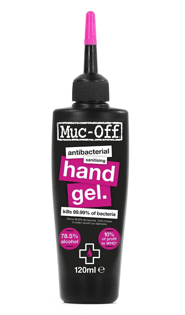 Muc-Off Antibacterial Sanitising Hand Gel - 120ml 3 Muc-Off Antibacterial Sanitising Hand Gel - 120ml