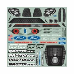 PROTOFORM Ford GT 190mm Race Body TC - Unpainted -Louise RC Shop PRM155025 A6 065QH3F0