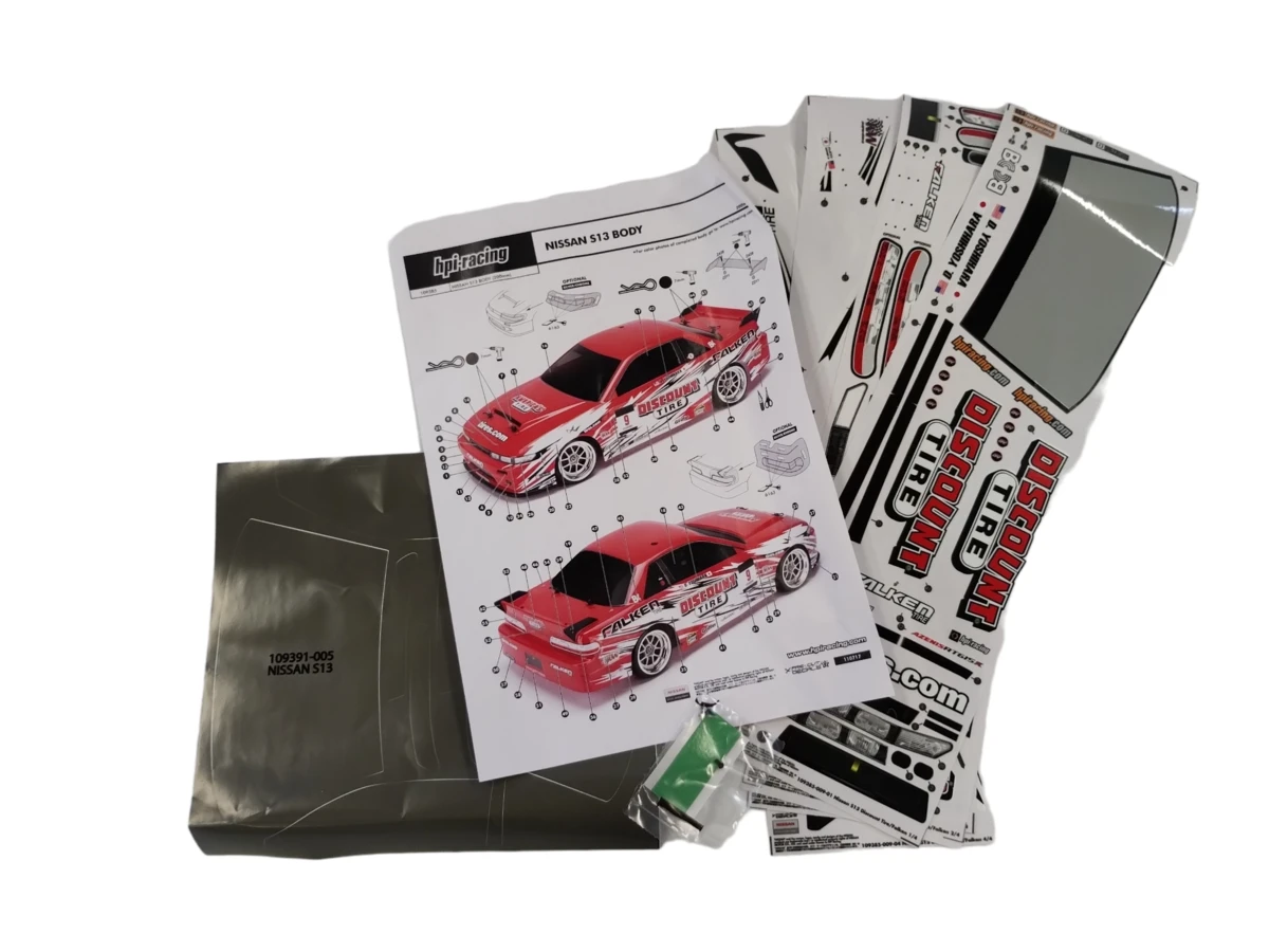 HPI Racing Nissan S13 Body E10 (200mm) - Unpainted 5 HPI Racing Nissan S13 Body E10 (200mm) - Unpainted - Image 3