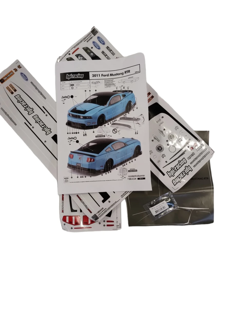 HPI Racing 2011 Ford Mustang RTR Body (200mm) - Unpainted 5 HPI Racing 2011 Ford Mustang RTR Body (200mm) - Unpainted - Image 3