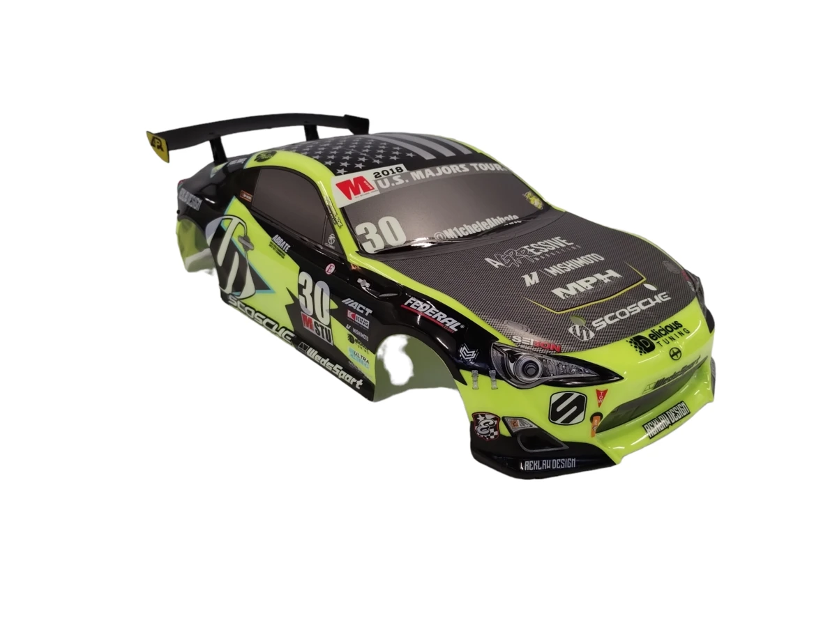 HPI Racing - Painted Touring Car Body - Michele Abbate GrrRacing (200mm) 3 HPI Racing - Painted Touring Car Body - Michele Abbate GrrRacing (200mm)
