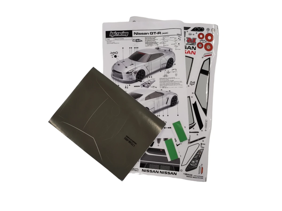 HPI Racing -Racing Nissan GT-R (r35) Clear Body (200mm) 4 HPI Racing -Racing Nissan GT-R (r35) Clear Body (200mm) - Image 2