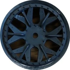 Louise RC - Groove SC Tyre With Black Rim For Asso SC10 4x4 - Mounted - Soft - (2) -Louise RC Shop SBAA Wheel 3 1